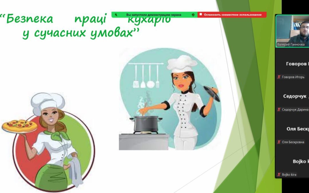 “Безпека праці кухарів у сучасних умовах”