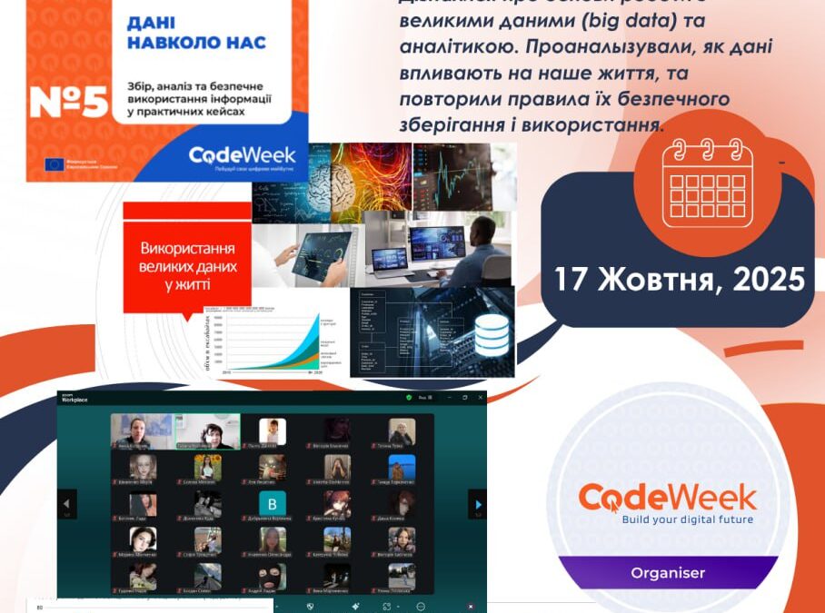 №5  Челендж  EU Code Week 2025!
