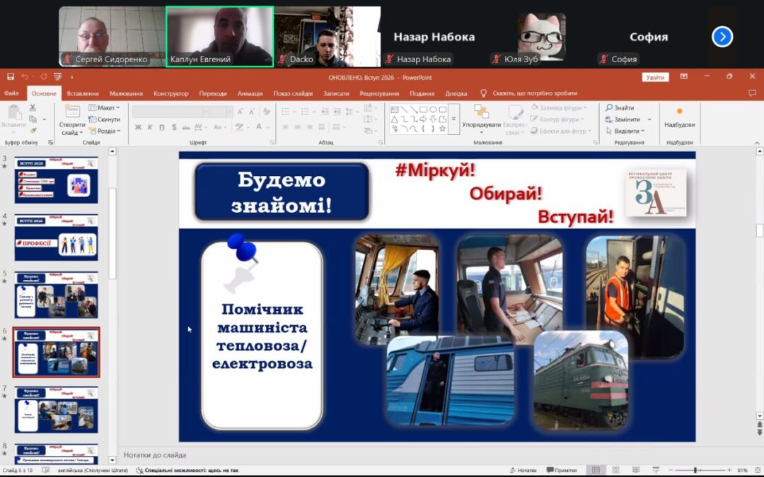 Профорієнтаційна зустріч  з учнями Манченківської ЗОШ