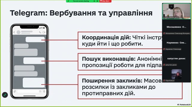 Профілактична робота зі студентами під час виховних годин
